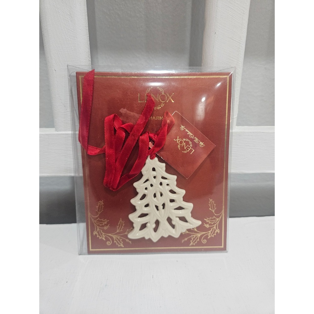 Lenox Pierced Tree Charm Christmas Ornament